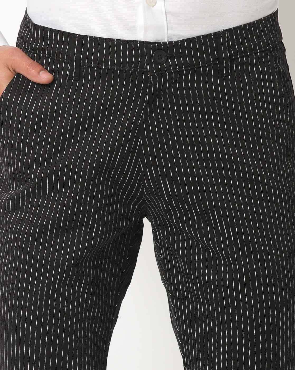 Black  White Striped Pants Design by Dash and Dot Men at Pernias Pop Up  Shop 2023