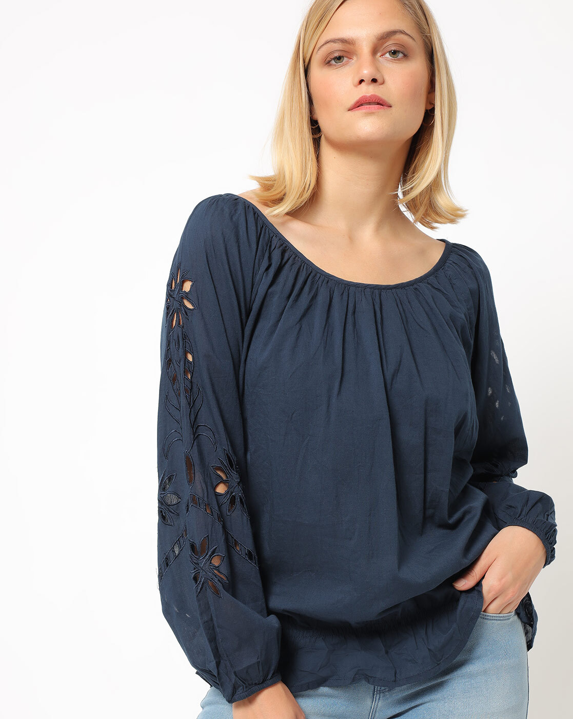 Navy Blue Tops for Women by Pepe Jeans ...
