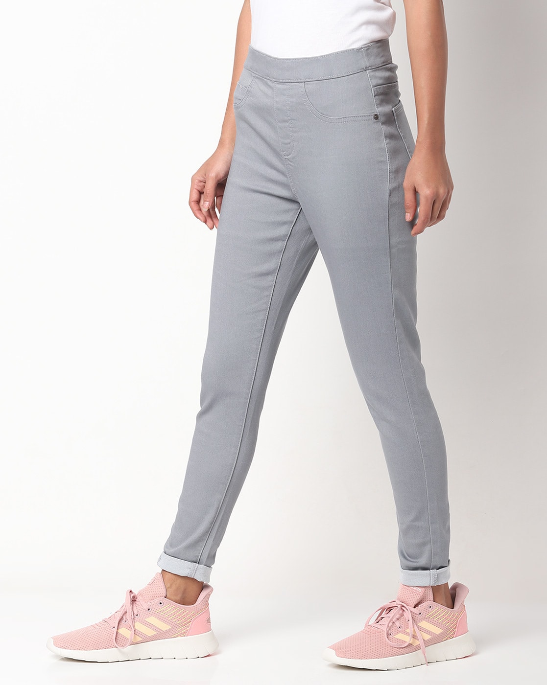 Buy Grey Trousers & Pants for Women by Twin Birds Online | Ajio.com