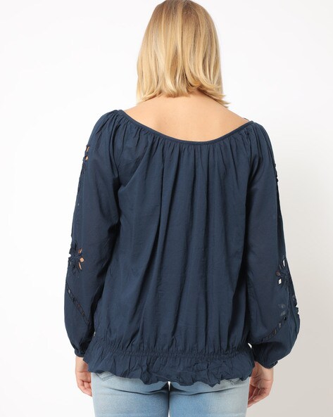 Buy Navy Blue Tops for Women by Pepe Jeans Online