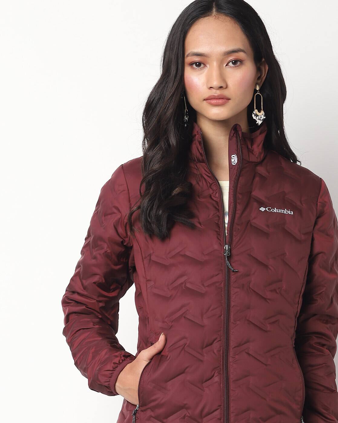 maroon columbia jacket
