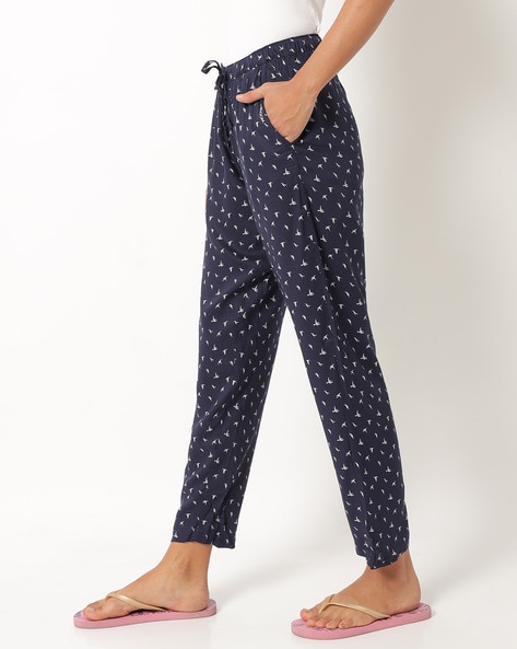 Printed Lounge Pants with Drawstring