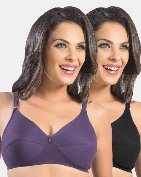 Non-Padded Bras with Bow Detail