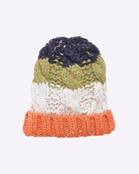 Mothercare Coourlblock Cable Knit Beanie