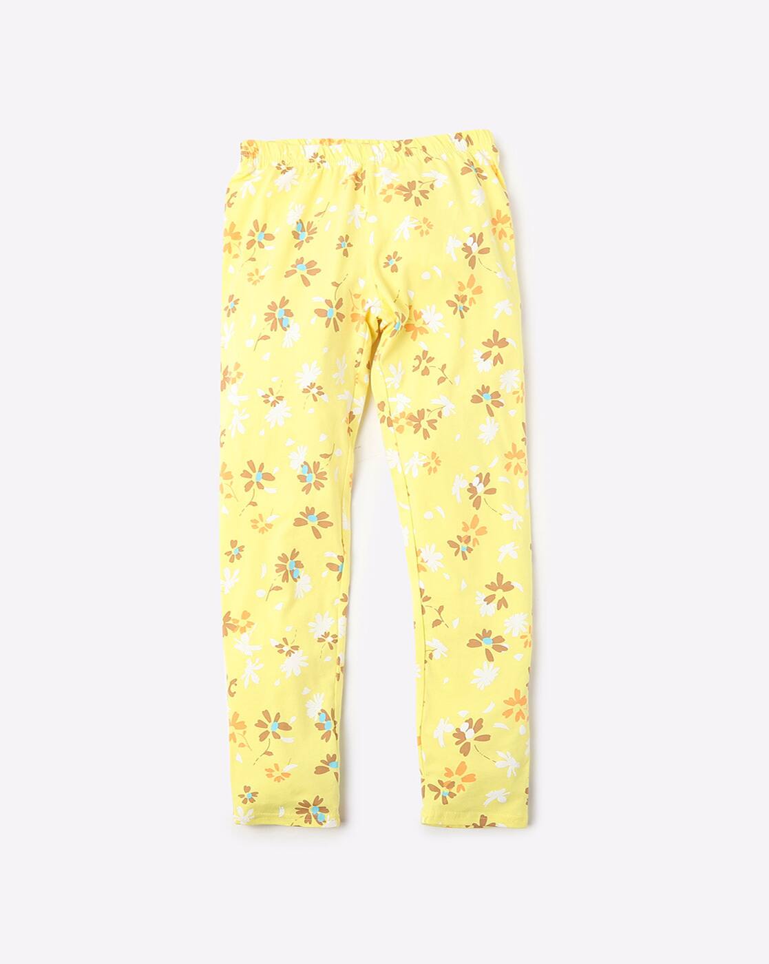 childrens yellow leggings