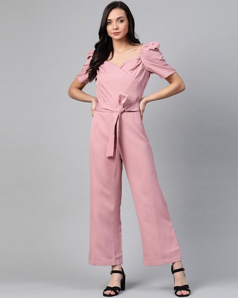 jumpsuit in pink colour