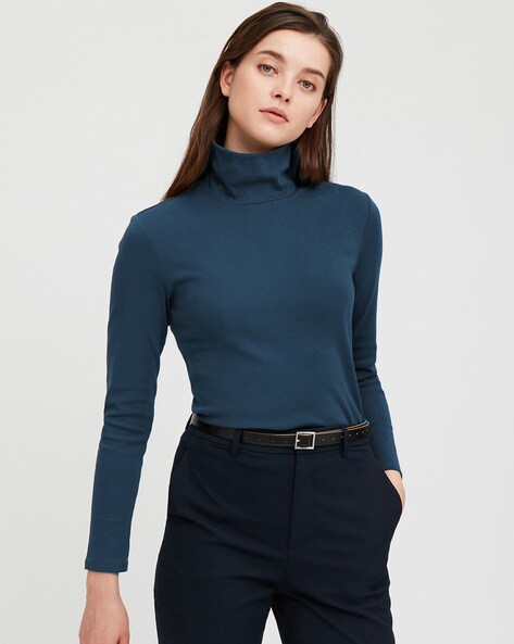 Turtleneck Slim-Fit T-shirt