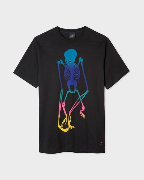 Graphic Tshirt Paul Smith Skeleton Sweatshirt Mens Skull Print T-Shirt