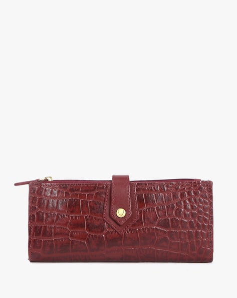 Hidesign Women ALISSON W1 Animal Textured Leather Two Fold Wallet