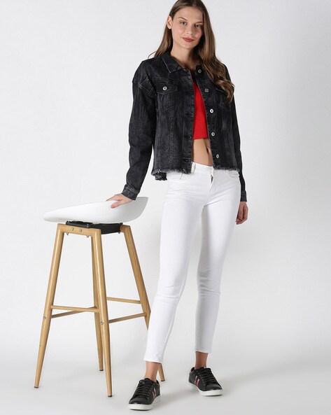 clear levis jacket