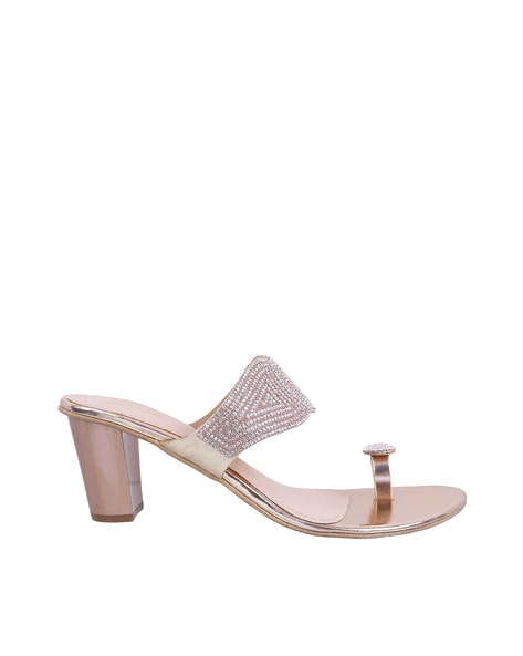 MAYSALE BRIDAL | Cream Crepe de Chine Jewel Buckle Mules | Manolo Blahnik