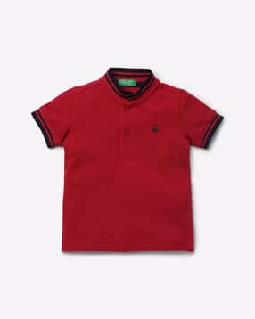 united colors of benetton Polo T-shirt with Contrast Tipping-picture-27