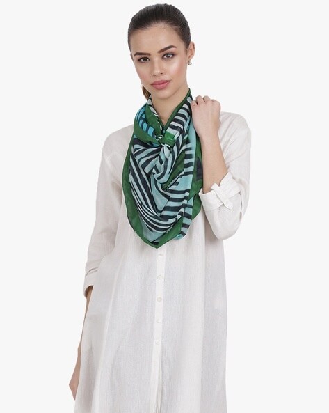 Printed Striped Scarf Price in India