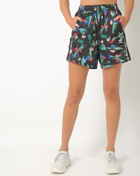 adidas mens floral swim shorts