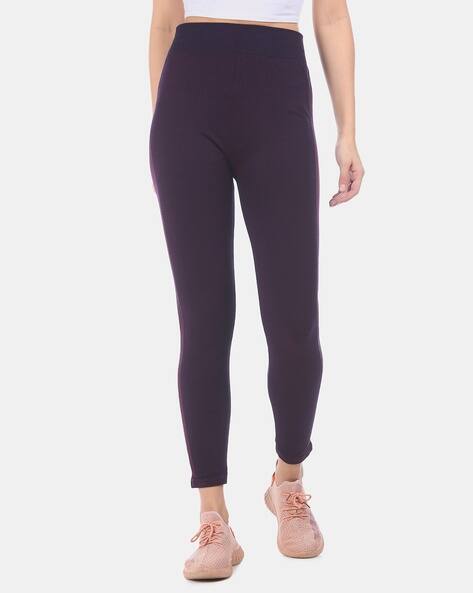 striped active leggings