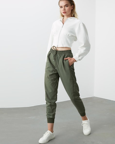 Buy khaki Track Pants for Women by TRENDYOL Online