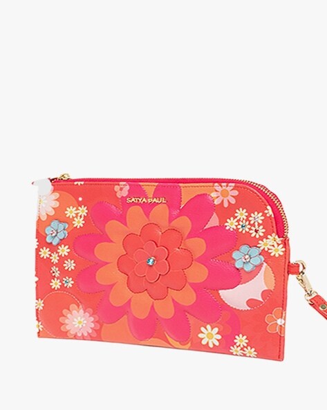 Buy Floral Handbag for Women/Ladies/College Girls | Ladies Purse Handbag |  Women Shoulder Bags | Side Handbags (Black) at Amazon.in