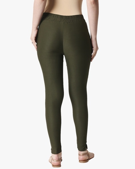 Buy Olive Green Pants for Women by ZRI Online