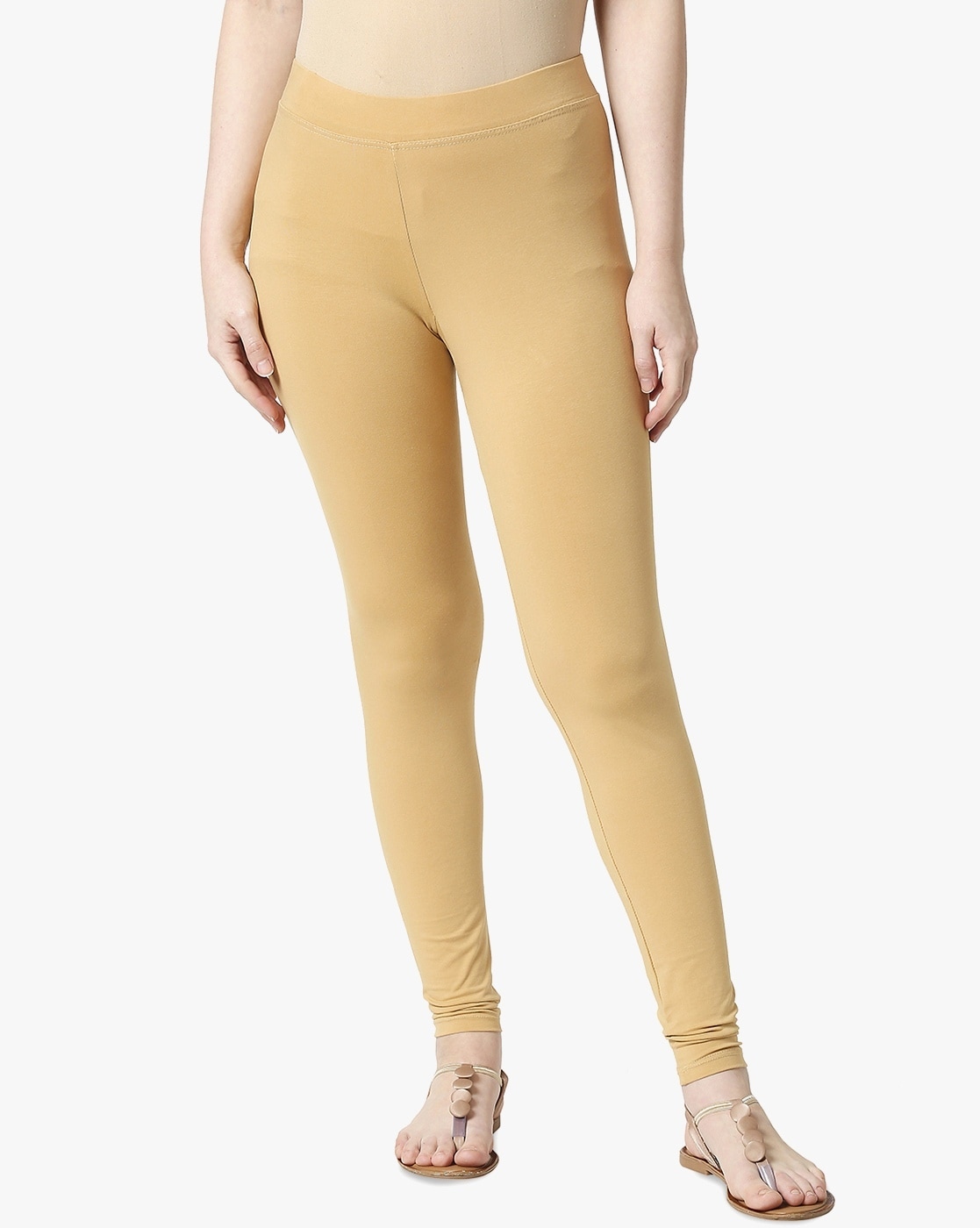 Buy Yellow Leggings for Women by ZRI Online