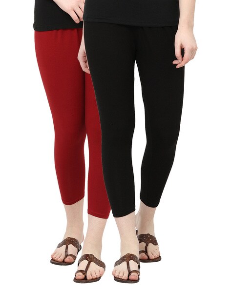 Pack of 2 Elasticated Waistband Leggings
