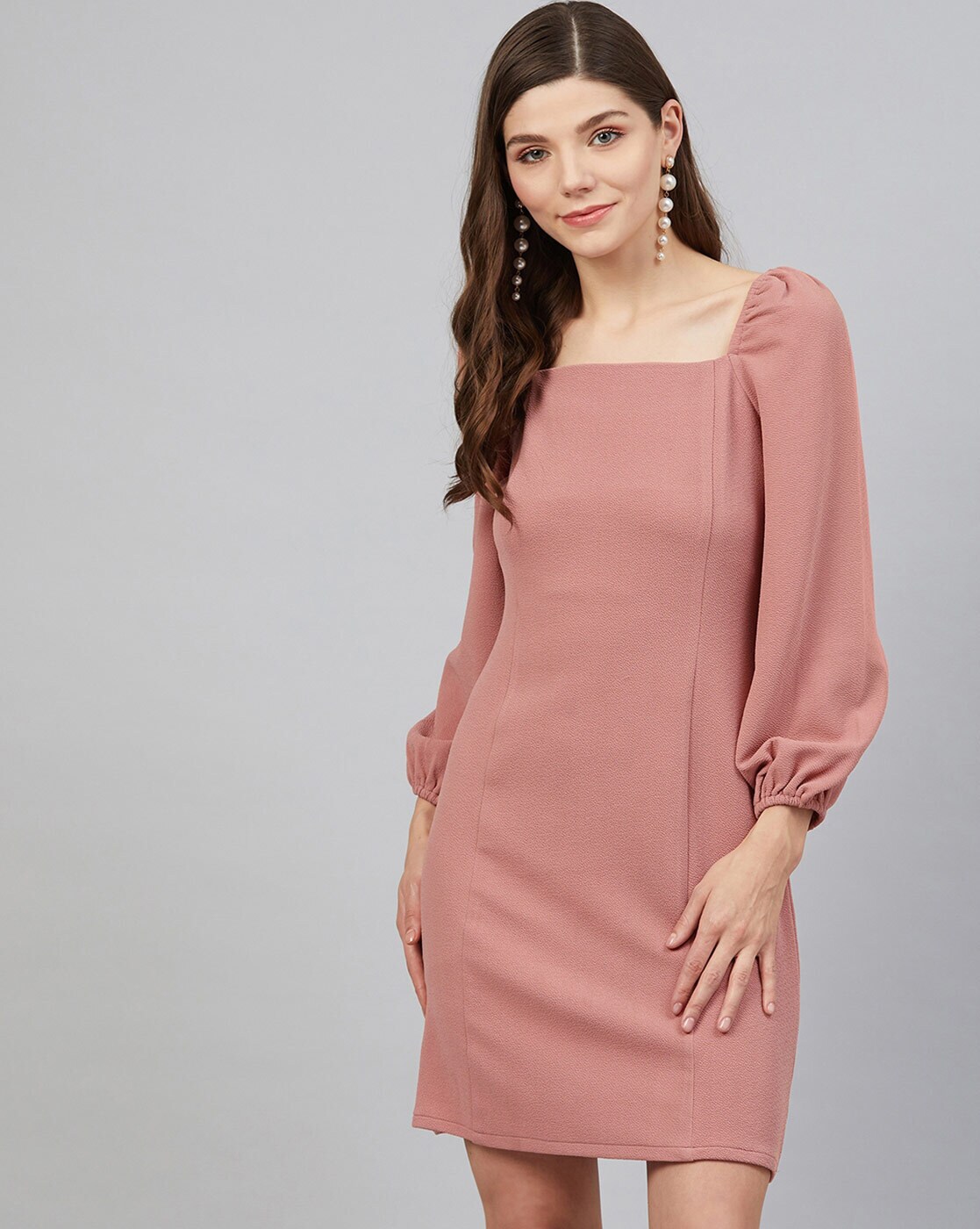 Buy Peach Dresses for Women by MARIE CLAIRE Online