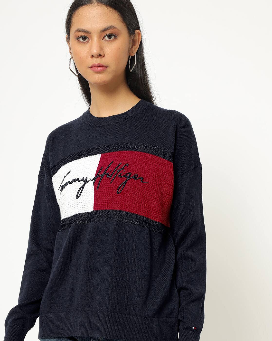 womens navy tommy hilfiger jumper