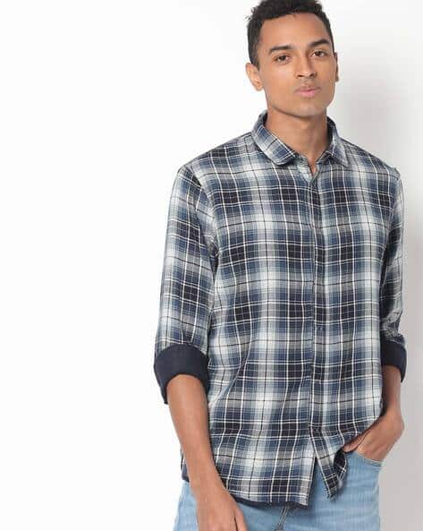 Buy Navy Blue Shirts for Men by Celio 
