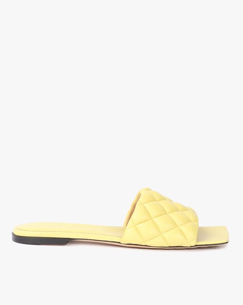 Shop Bottega Veneta Padded Quilted Leather Mules | Saks Fifth Avenue