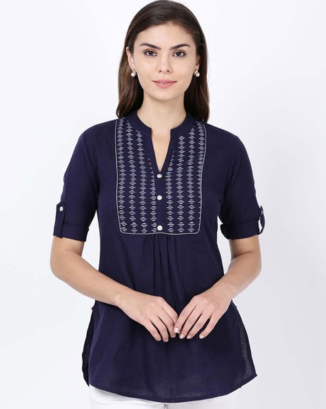 Buy Blue Kurtis & Tunics for Women by SOCH Online