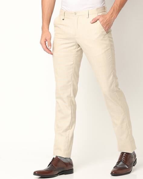 cream trousers