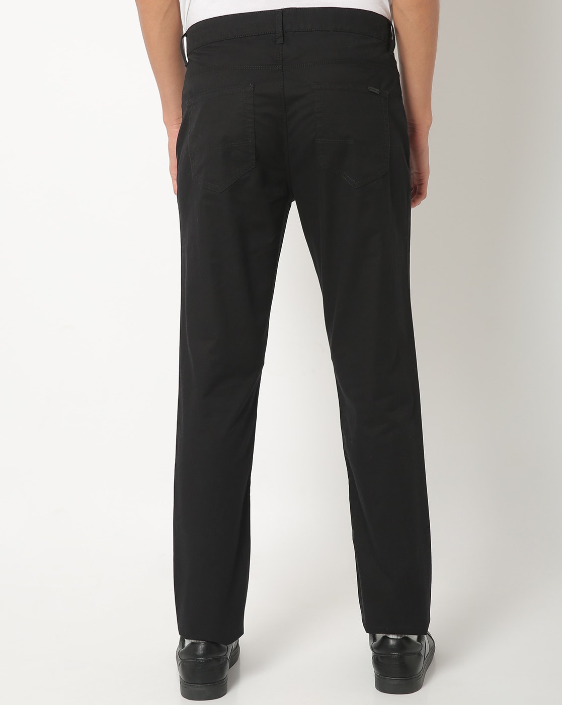 Organic Cotton Tailored Trousers  Black  Pangaia