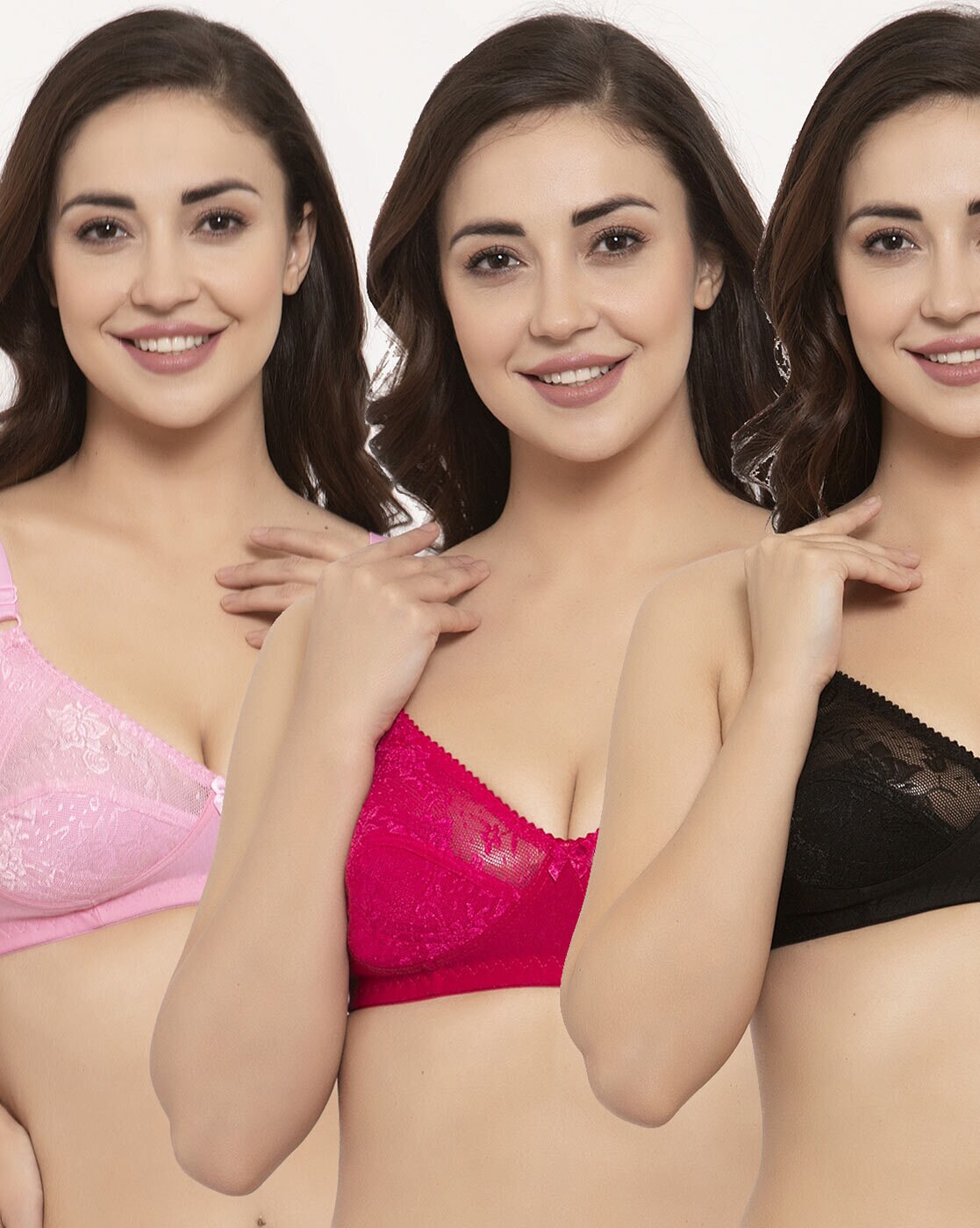 Three-Fourth Coverage Non-Padded Bra