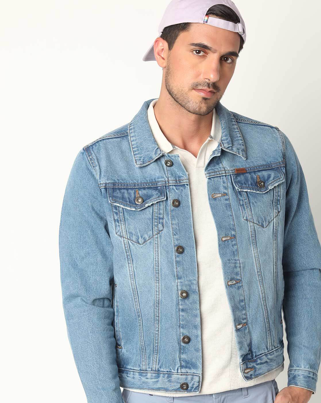 Buy Blue Jackets & Coats for Men by SPYKAR Online | Ajio.com