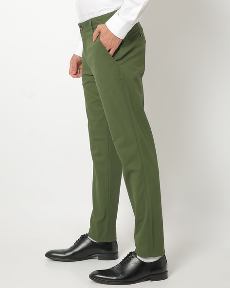 Urbano Fashion Slim Fit Men Green Trousers - Buy Urbano Fashion Slim Fit  Men Green Trousers Online at Best Prices in India | Flipkart.com