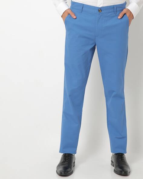 UNITED COLORS OF BENETTON Flat-Front Cotton Chinos
