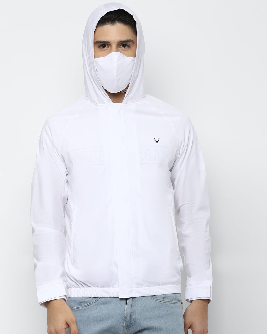 allen solly white jacket