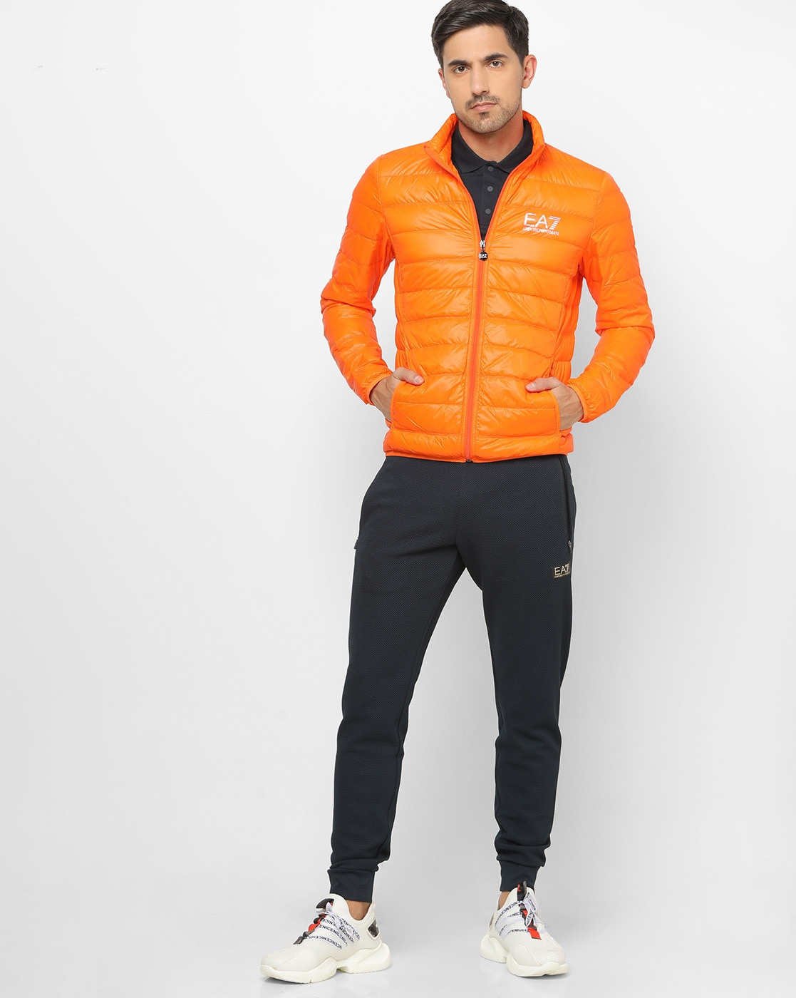 Buy Orange Jackets & Coats for Men by EA7 Emporio Armani Online 