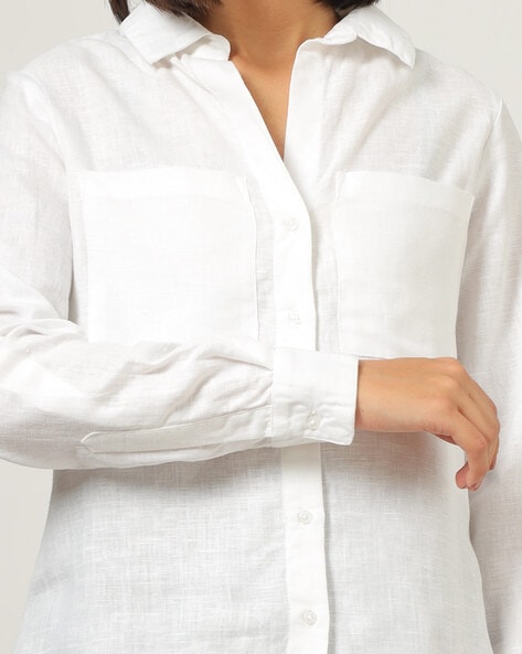 Buy White Shirts for Women by Outryt Online