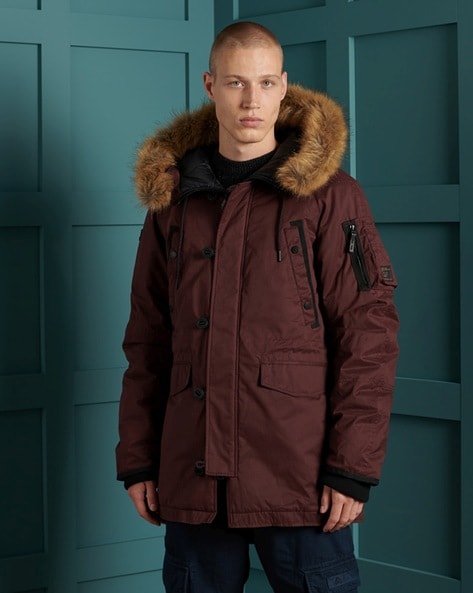 Mens Parka Coats With Real Fur Hood - Tradingbasis