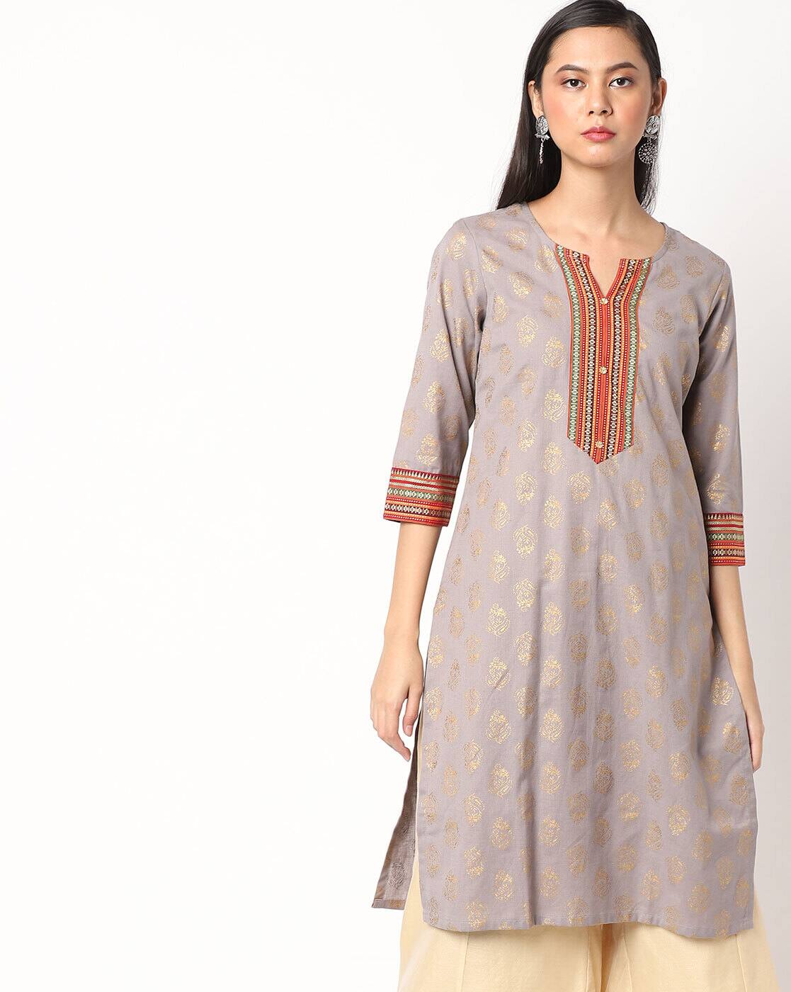 Share 186+ cotton kurtis ajio best jtcvietnam.edu.vn