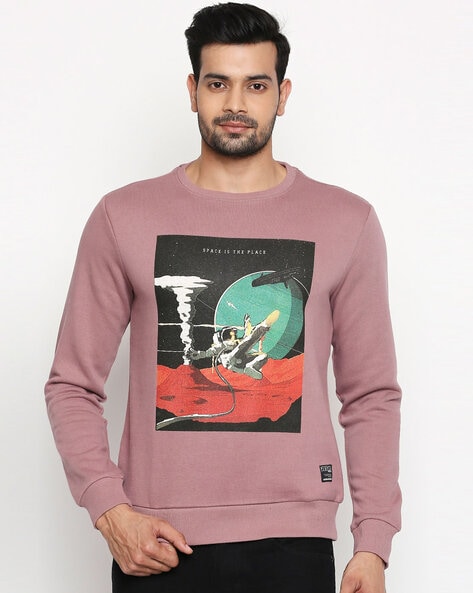 Buy Pink Sweatshirt Hoodies for Men by People by Pantaloons Online Ajio