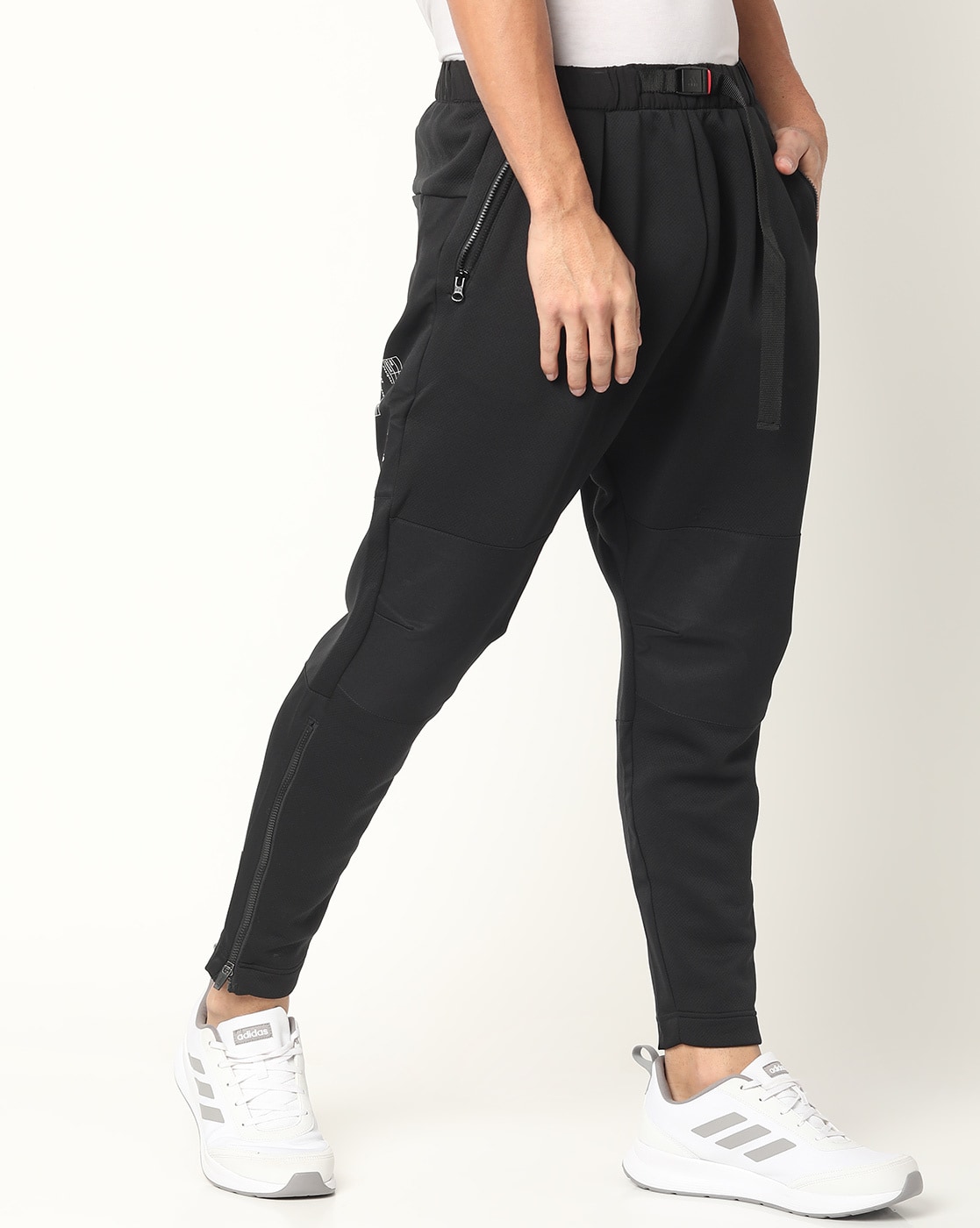 adidas | Pants | Adidas Mens M Workout Pants Black With Zip Pockets And  Zipper On Bottom | Poshmark