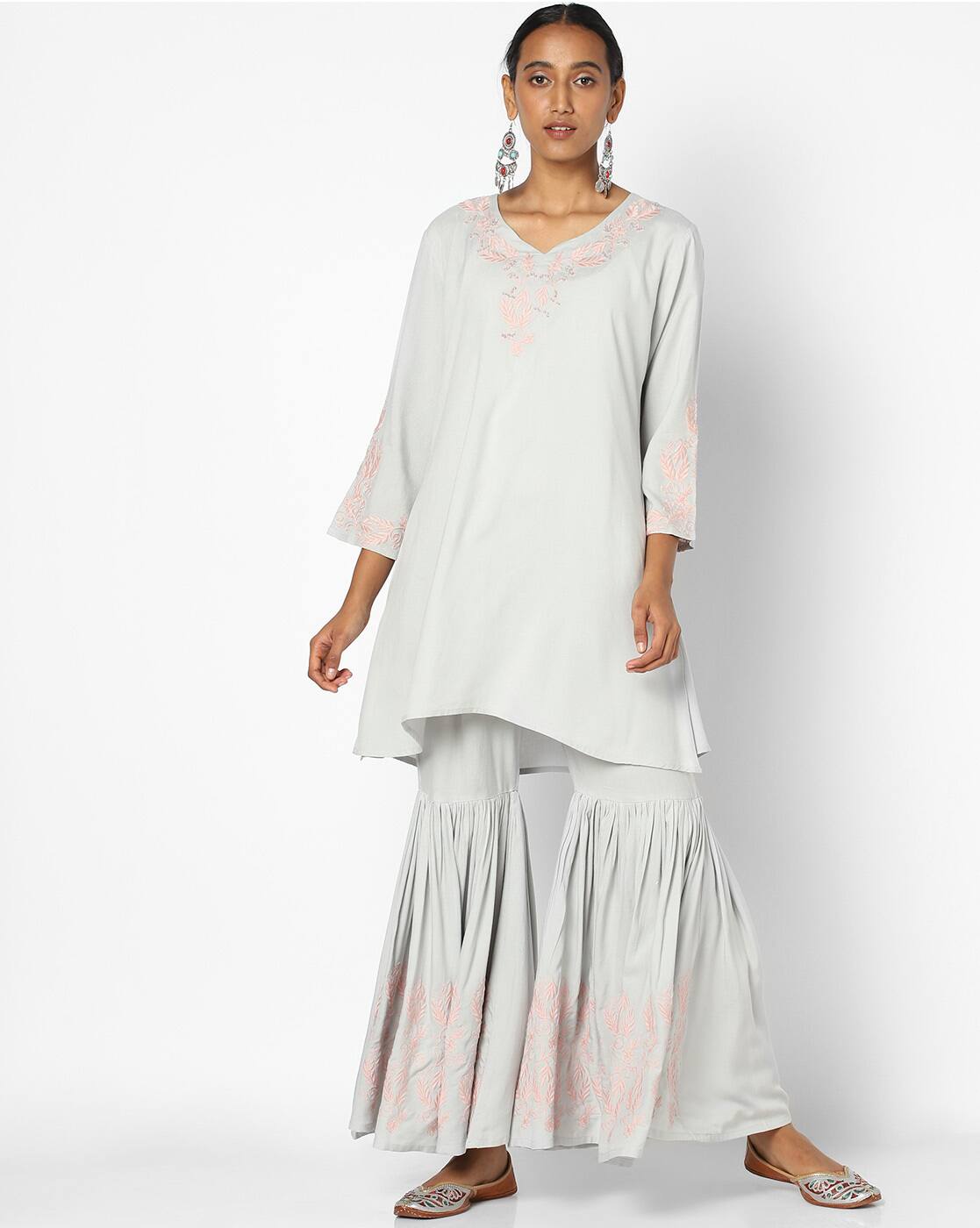 Buy Grey Kurta Suit Sets for Women by 