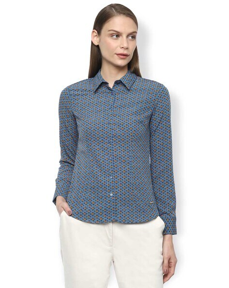 van heusen womens button down shirts