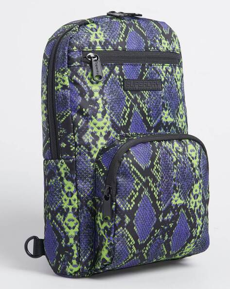 Racer Snake Mini: Women's Designer Backpack, Midnight Blue – Thale Blanc