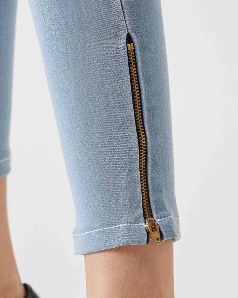 Buy Light Blue Jeans & Jeggings for Women by MISS CHASE Online