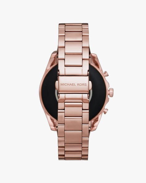 Michael kors digital 2024 watch rose gold