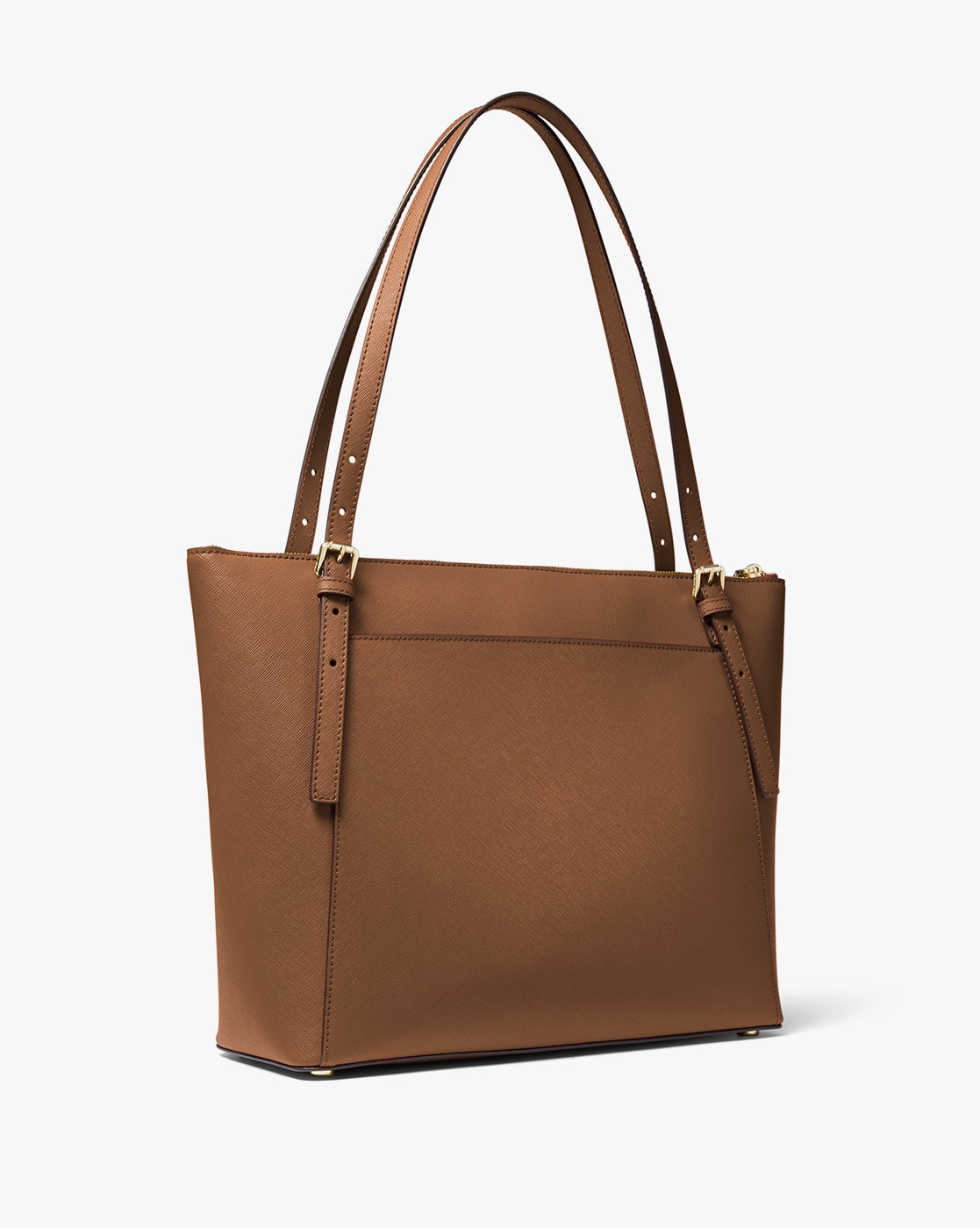 Buy Michael Kors Voyager Large Saffiano Leather Top-Zip Tote Bag, Black  Color Women