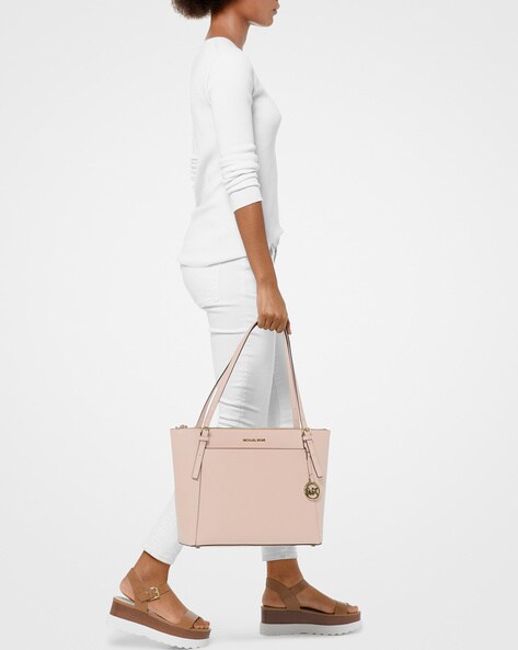 Michael Kors Carter Large Top Zip Tote Bag - Allum