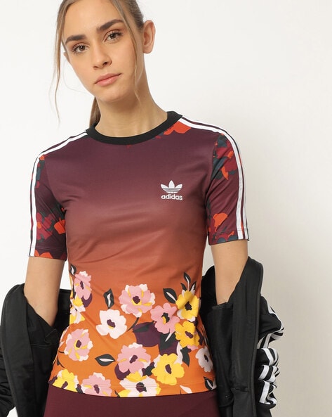 Multicoloured Tshirts for Women by Adidas Originals Online | Ajio.com